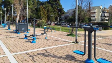 Υπαίθρια όργανα γυμναστικής τοποθετήθηκαν σε 3 πλατείες για δωρεάν εξάσκηση 1
