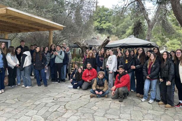 Μαθητές από την Villeneuve-d'Ascq στον Διομήδειο Κήπο 35