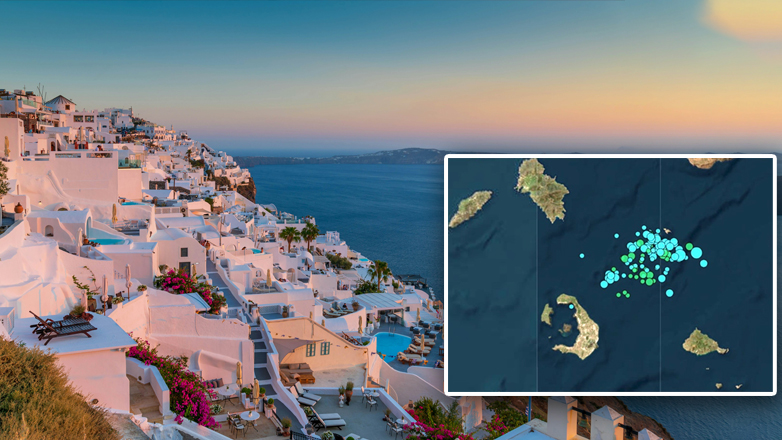 Ο Β. Παπαζάχος για τα δύο παράλληλα φαινόμενα στη Σαντορίνη, ηφαιστειακό και τεκτονικό 1