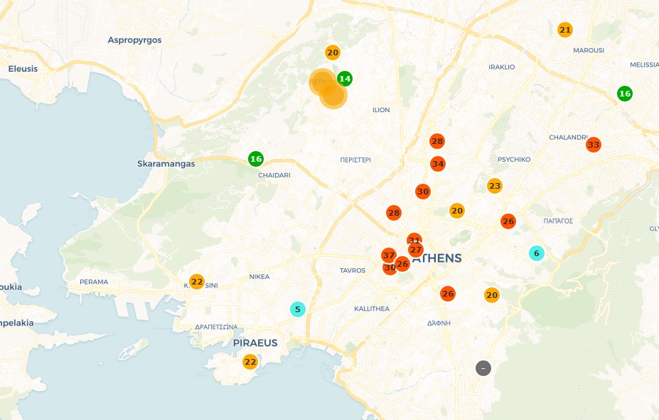Ατμοσφαιρική ρύπανση: Οι 10 πιο μολυσμένες πόλεις της Ελλάδας - Η μεγάλη έκπληξη έχει το όνομα Χαϊδάρι! 4 Ατμοσφαιρική ρύπανση: Οι 10 πιο μολυσμένες πόλεις της Ελλάδας - Η μεγάλη έκπληξη έχει το όνομα Χαϊδάρι! 3