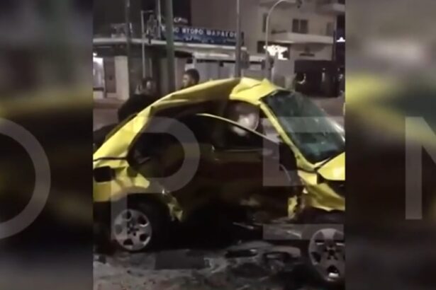 Τραγικό τροχαίο στη Λεωφόρο Θηβών τα ξημερώματα 3