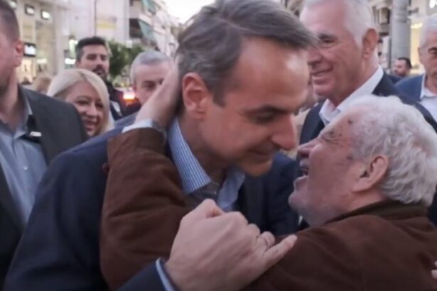 Ο Κυριάκος Μητσοτάκης στην Αγία Βαρβάρα τη Μ. Δευτέρα 13