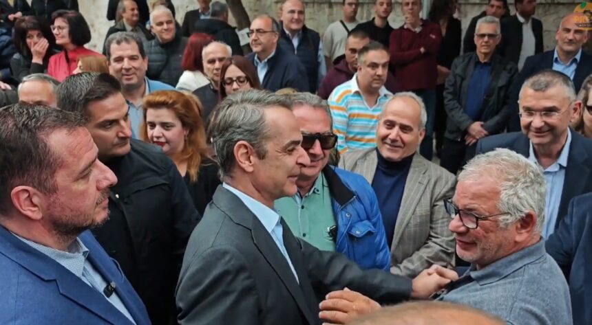 Μητσοτάκης από Αγία Βαρβάρα: Προχωράμε παρά τις δυσκολίες, τα καλύτερα είναι μπροστά μας 1