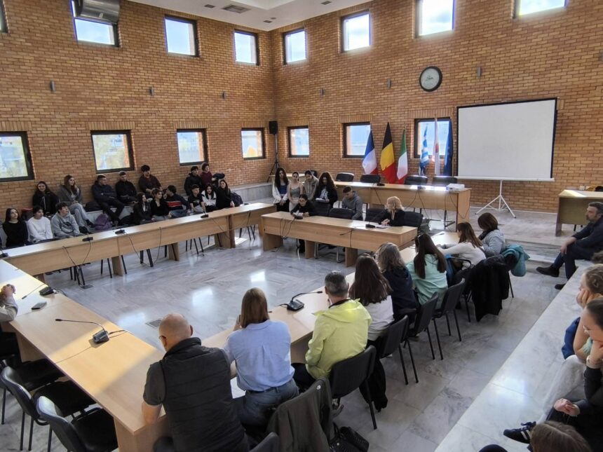 Μαθητές από Γαλλία, Βέλγιο και Ιταλία στο Δημαρχείο Χαϊδαρίου 1