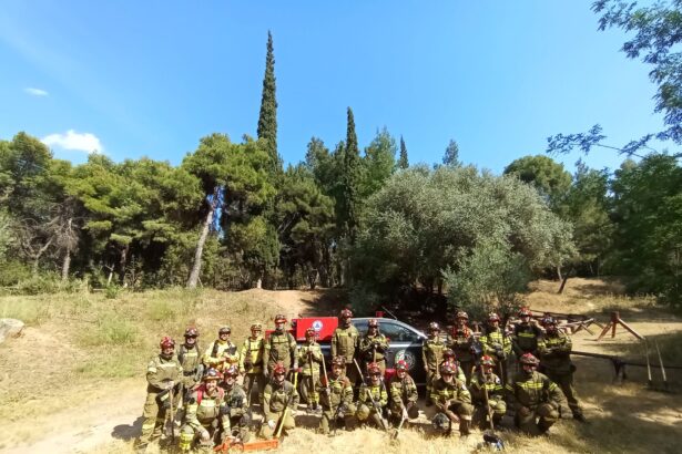 Εργαστήρι εκπαίδευσης πεζοπόρου τμήματος δασοπυρόσβεσης στον Διομήδειο Κήπο 49