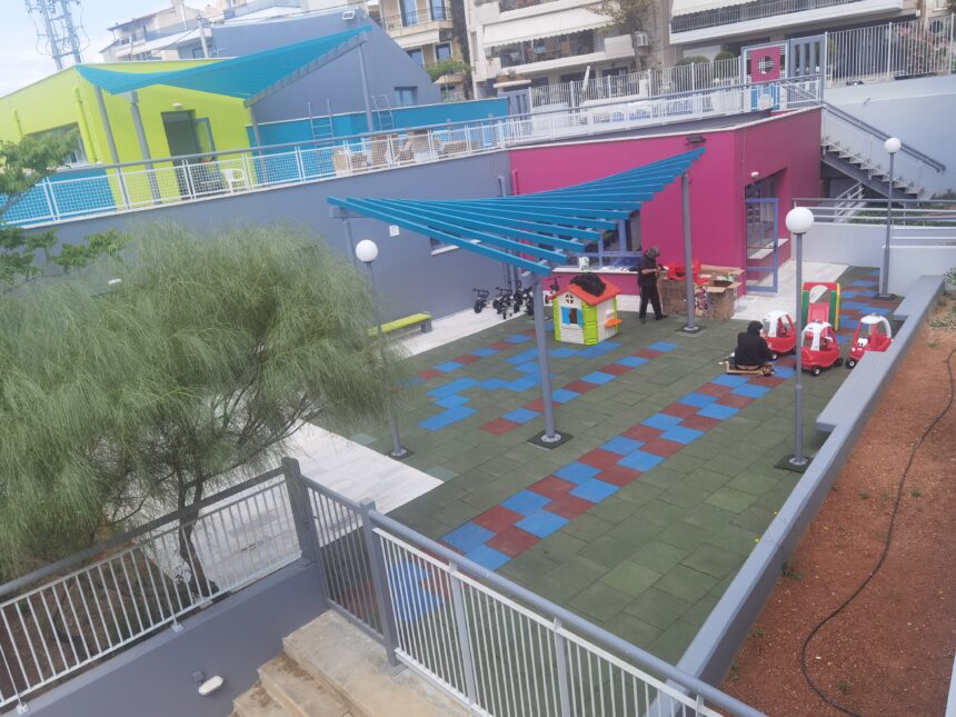 Βρεφονηπιακός της ΔΥΠΑ στο Χαϊδάρι: Τελευταίες "πινελιές" στο εντυπωσιακό κτήριο 1