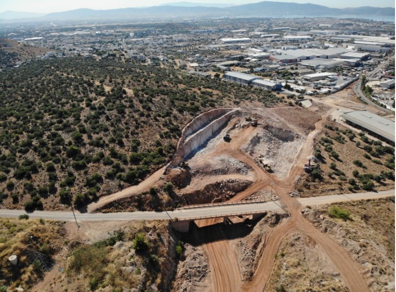 Με νέα χάραξη ο οδικός άξονας Μάνδρα – Βίλια, αλλάζει δραστικά η Παλαιά Εθνική Οδός Αθήνας - Θήβας 1