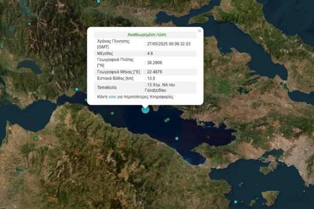 Σεισμός 4,8 Ρίχτερ στον Κορινθιακό: Ο Λέκκας προειδοποιεί για υψηλή σεισμικότητα και αυξημένη εγρήγορση 47