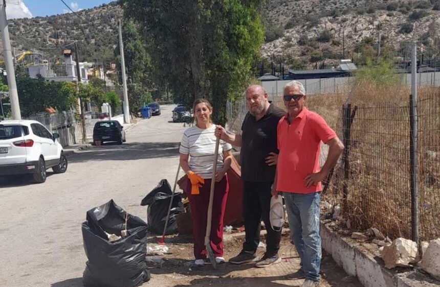 Κάτω Αφαία - Σκαραμαγκάς: Εργασίες από τους κατοίκους και προσδοκίες αναβάθμισης της περιοχής 1