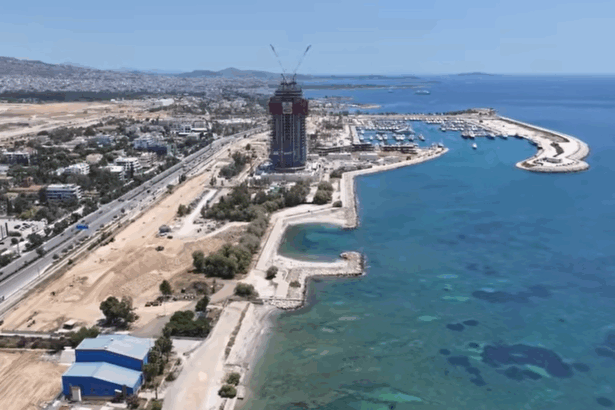 The Ellinikon - βίντεο: Riviera Tower και έργα υπογειοποίησης Ποσειδώνος 21