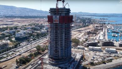 Κάθε 5 μέρες ένας όροφος - Ο "δίδυμος ουρανοξύστης" του Ελληνικού έφτασε στη μέση 3