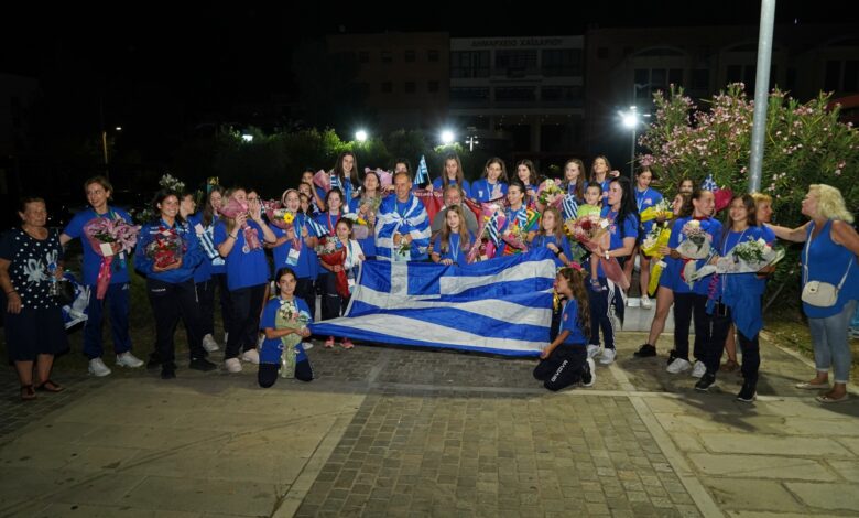 Θερμή υποδοχή στα τρομερά κορίτσια του ΑΟ Γυμναστικής Χαϊδαρίου που κατέκτησαν το χάλκινο στο Παγκόσμιο Πρωτάθλημα 1