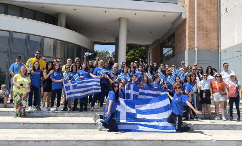 Γιορτή στην Πλατεία Δημαρχείου: Ο Α.Ο. Γυμναστικής Χαϊδαρίου αναχώρησε για το Παγκόσμιο Πρωτάθλημα στη Λισαβόνα 1