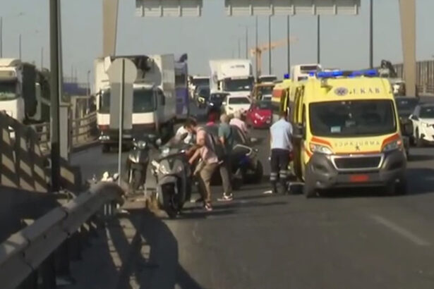 Κηφισός: Τροχαίο με τέσσερις τραυματίες στην Ιερά Οδό 27