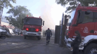 Φωτιά σε εργοστάσιο στο Αιγάλεω - Προσπάθεια να μην επεκταθεί σε άλλες εγκαταστάσεις 5