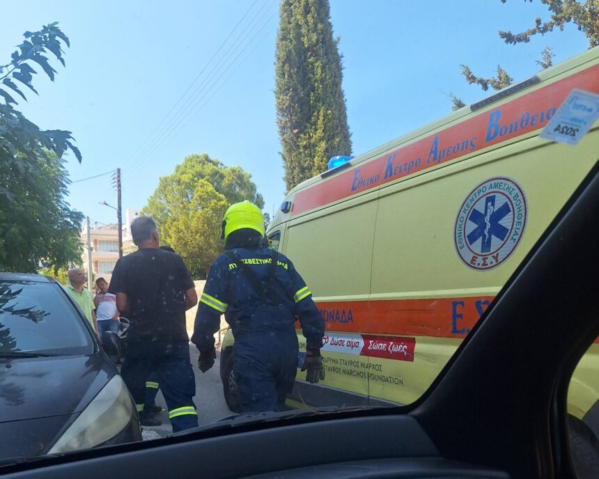 Ανατροπή οχήματος στο Δάσος, κινητοποίηση ΕΚΑΒ και Πυροσβεστικής 1