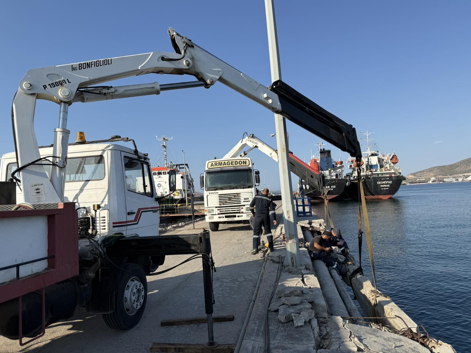 Έργο επισκευής προβλήτα πρώην Αμερικανικής Βάσης Ελευσίνας 4 Έργο επισκευής προβλήτα πρώην Αμερικανικής Βάσης Ελευσίνας 3