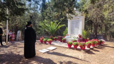 Συγκινητικό το μνημόσυνο των 59 εκτελεσμένων από τους Ναζί στον Διομήδειο Κήπο 6