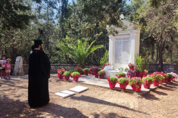 Συγκινητικό το μνημόσυνο των 59 εκτελεσμένων από τους Ναζί στον Διομήδειο Κήπο 35