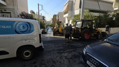 Βλάβη στο δίκτυο της ΕΥΔΑΠ και διακοπή ύδρευσης στη Γρηγορούσα 5
