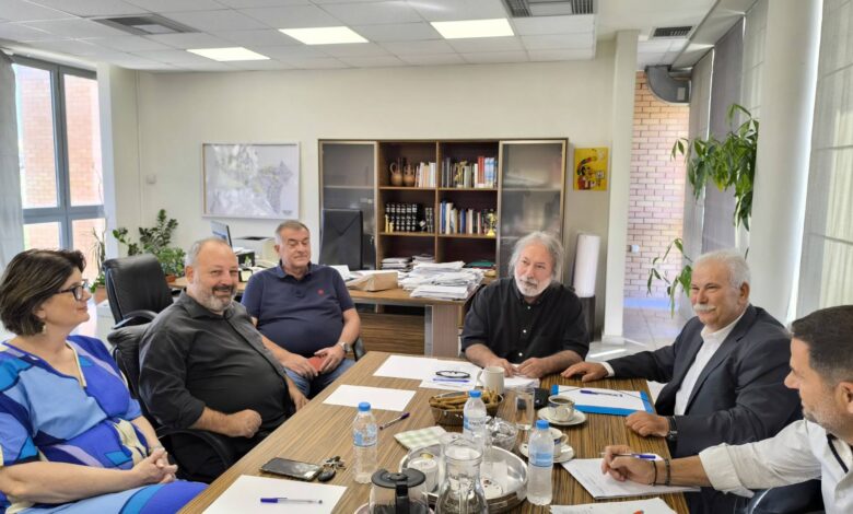 Επίσκεψη του νέου αντιπεριφερειάρχη Δυτικού Τομέα στο Δημαρχείο - Τα θέματα της πόλης που έθεσε η διοίκηση του Δήμου 1