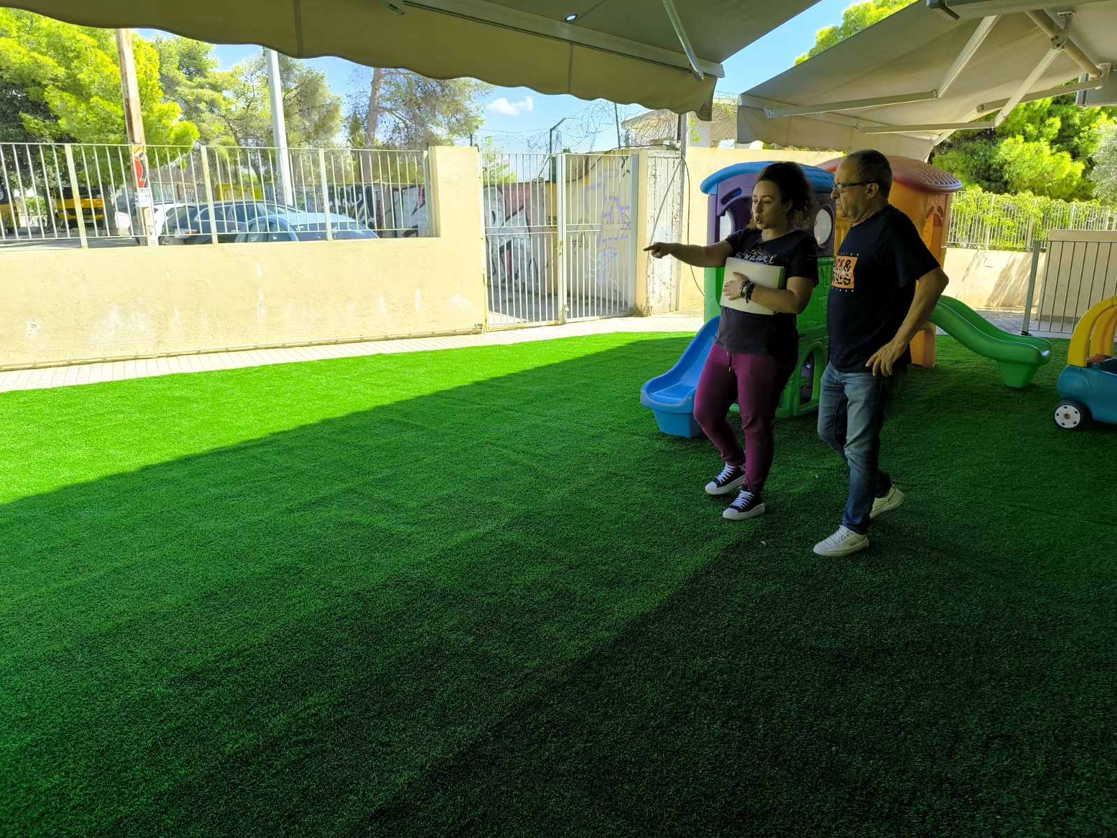 Παρεμβάσεις σε αυλές Βρεφονηπιακών Σταθμών του Δήμου 7