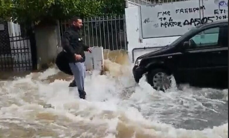 Χαϊδάρι, "τυφλό" ρέμα εκβάλλει στην οδό Κορυτσάς