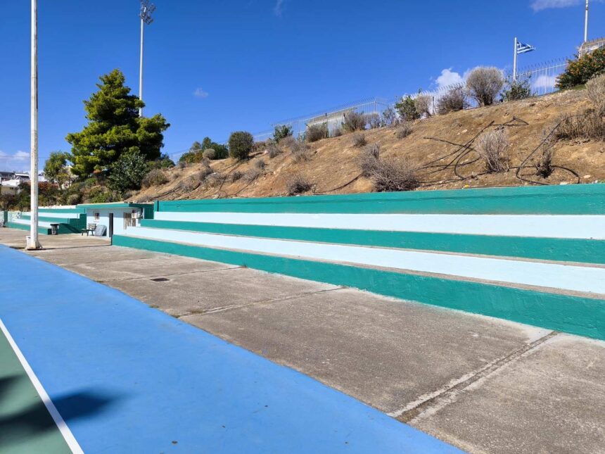 Εργασίες στο Αθλητικό Κέντρο του Δάσους 1