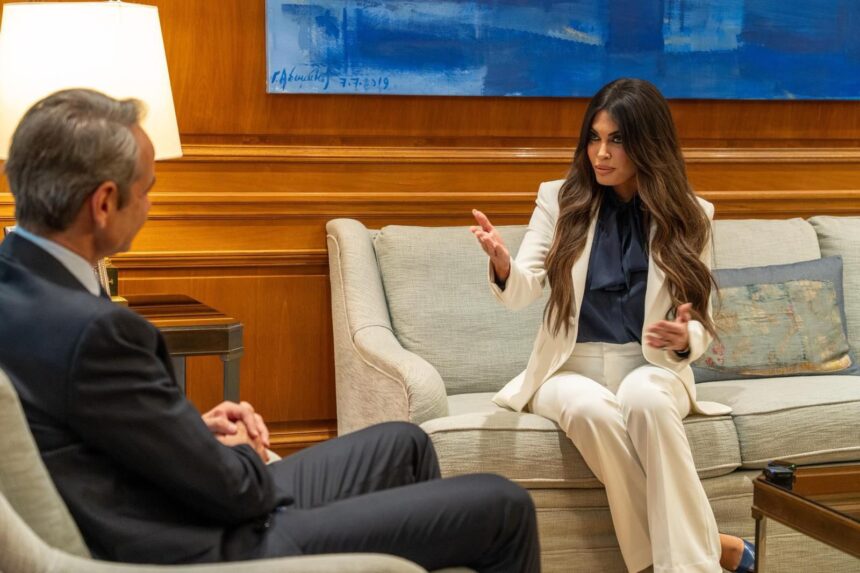 Η πρώτη ανάρτηση της Κίμπερλι Γκίλφοϊλ μετά τη συνάντηση με τον Κ. Μητσοτάκη 1