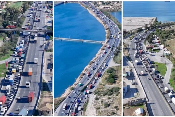 Επίσημα σε δημοπράτηση ο Τριπλός Κόμβος - Ο υπουργός Υποδομών στη γέφυρα Σκαραμαγκά 137