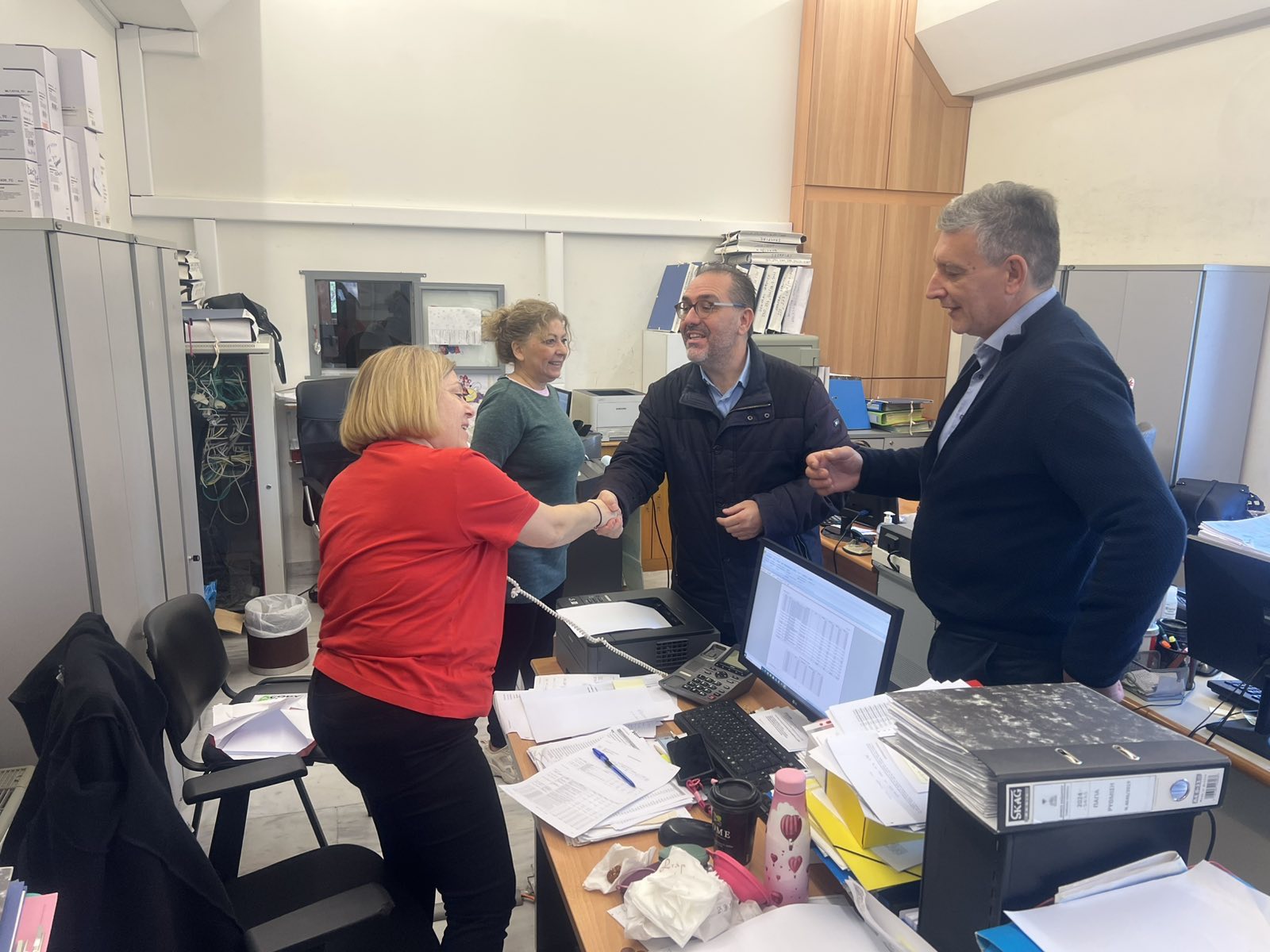 Ώρα Χαϊδάρι – ΑΡΗΣ ΠΑΝΟΠΟΥΛΟΣ: Εορταστικές επισκέψεις και ευχές 3