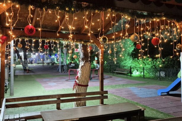 Οι "ακρίτες" του Χαϊδαρίου έκαναν την παιδική χαρά τους ένα μικρό χριστουγεννιάτικο χωριό 101