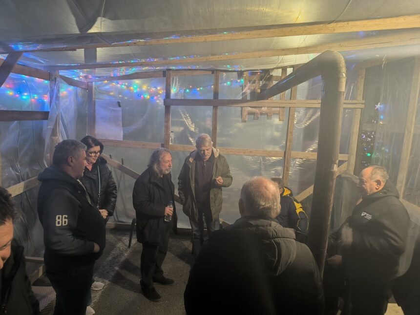 Ο Μ. Σελέκος σε μπλόκα αγροτών στη Βοιωτία 1