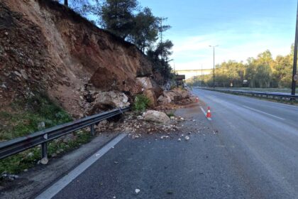 Λεωφόρος Αθηνών: Εργασίες αποκατάστασης στο σημείο της κατολίσθησης 7