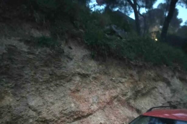Κατολίσθηση χθες στον Προφήτη Ηλία: "Ήμουν μέσα και έπεσε βράχος στο αυτοκίνητο" 119