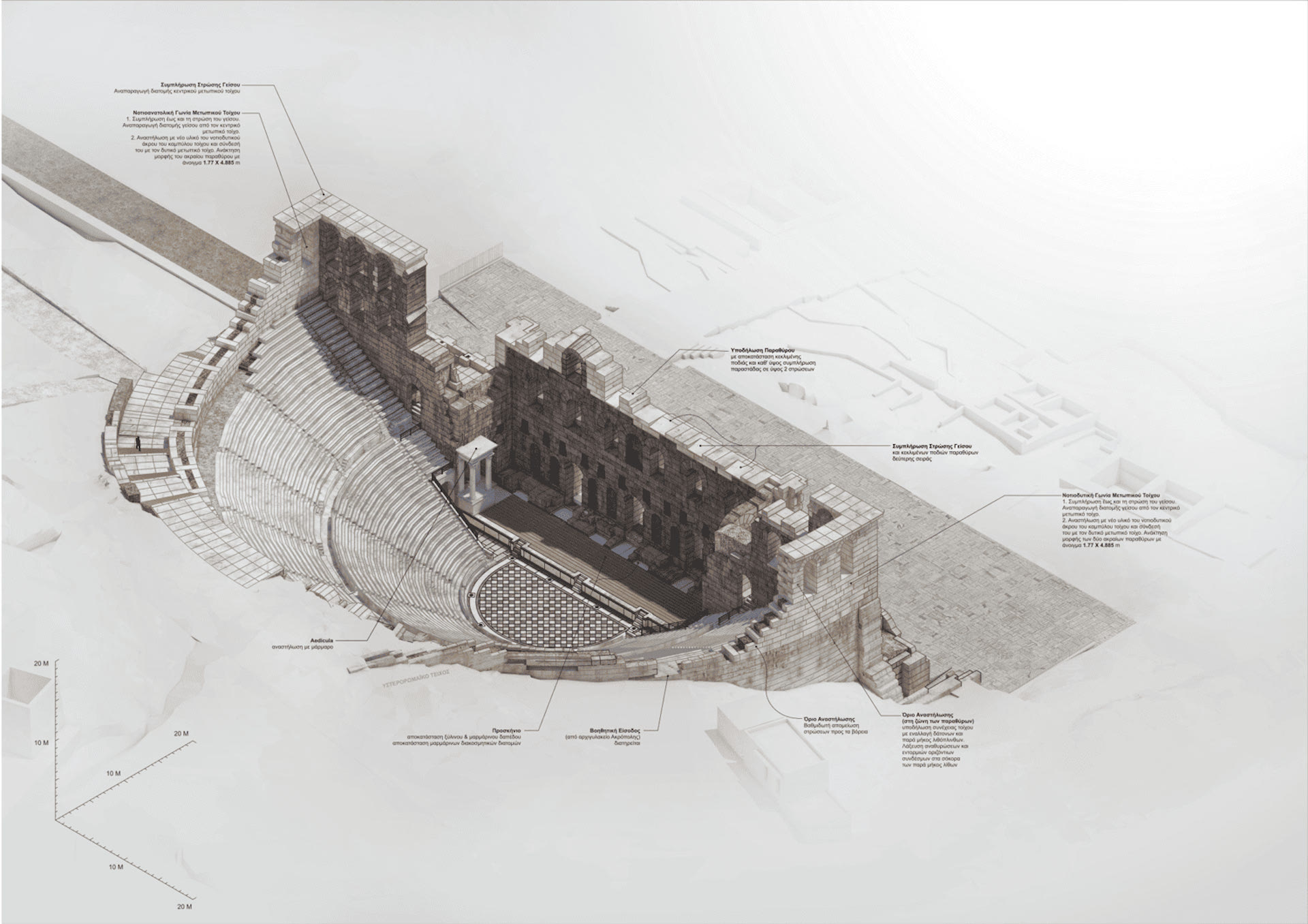 Ολική αναγέννηση στο Ηρώδειο: Έτσι θα είναι το εμβληματικό ωδείο μετά την αποκατάσταση 3