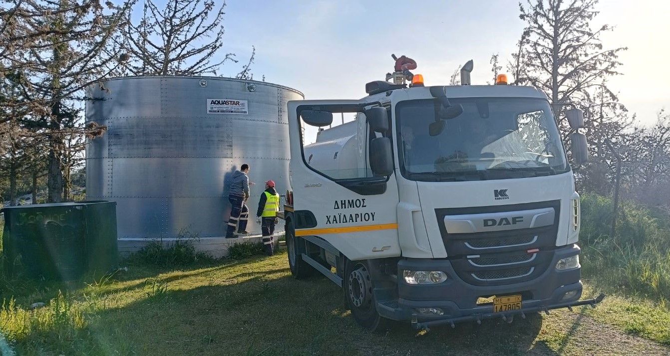 Χαϊδάρι: Νέες μεγάλες δεξαμενές ανεφοδιασμού ελικοπτέρων - Εκατοντάδες τόνοι νερού για άμεση πυρόσβεση 3