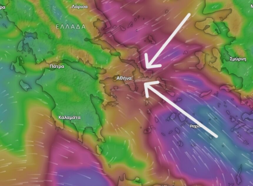 Κακοκαιρία Erminio: Το φαινόμενο της σύγκλισης ανέμων που βάζει σε κόκκινο συναγερμό στην Αττική 15