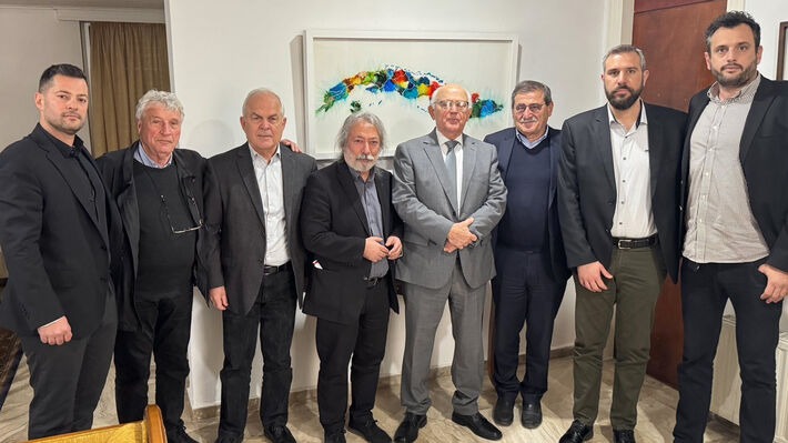 Ο Μ. Σελέκος με ακόμα 4 Δημάρχους σε συνάντηση με τον πρέσβη της Κούβας στην Αθήνα 1