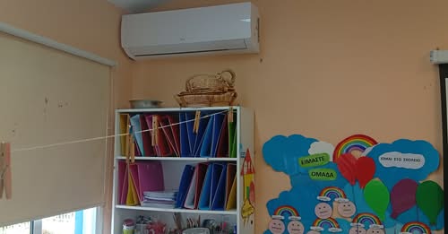 "Ευχαριστούμε την οικογένεια που δώρισε κλιματιστικό στο σχολείο" 113