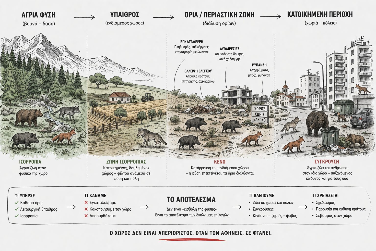 Tα ζώα δεν "εισβάλλουν". Απλώς ακολουθούν τις συνθήκες που εμείς δημιουργήσαμε 3