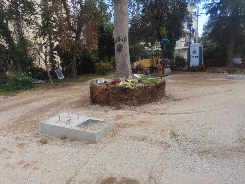 Έτσι θα διαμορφωθεί η πλατεία στην οδό Δαβάκη 15