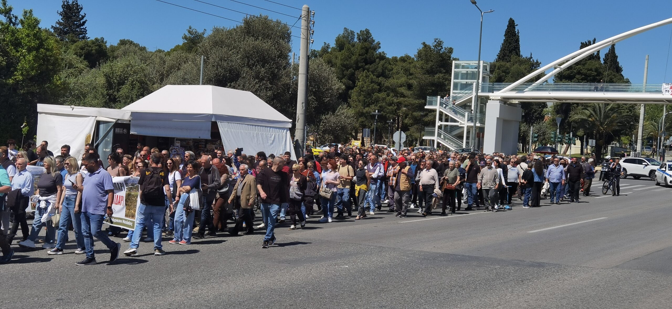 "Ζεσταίνονται οι μηχανές" της αντίστασης στο τσιμέντωμα του Πάρκου Νεολαίας 3