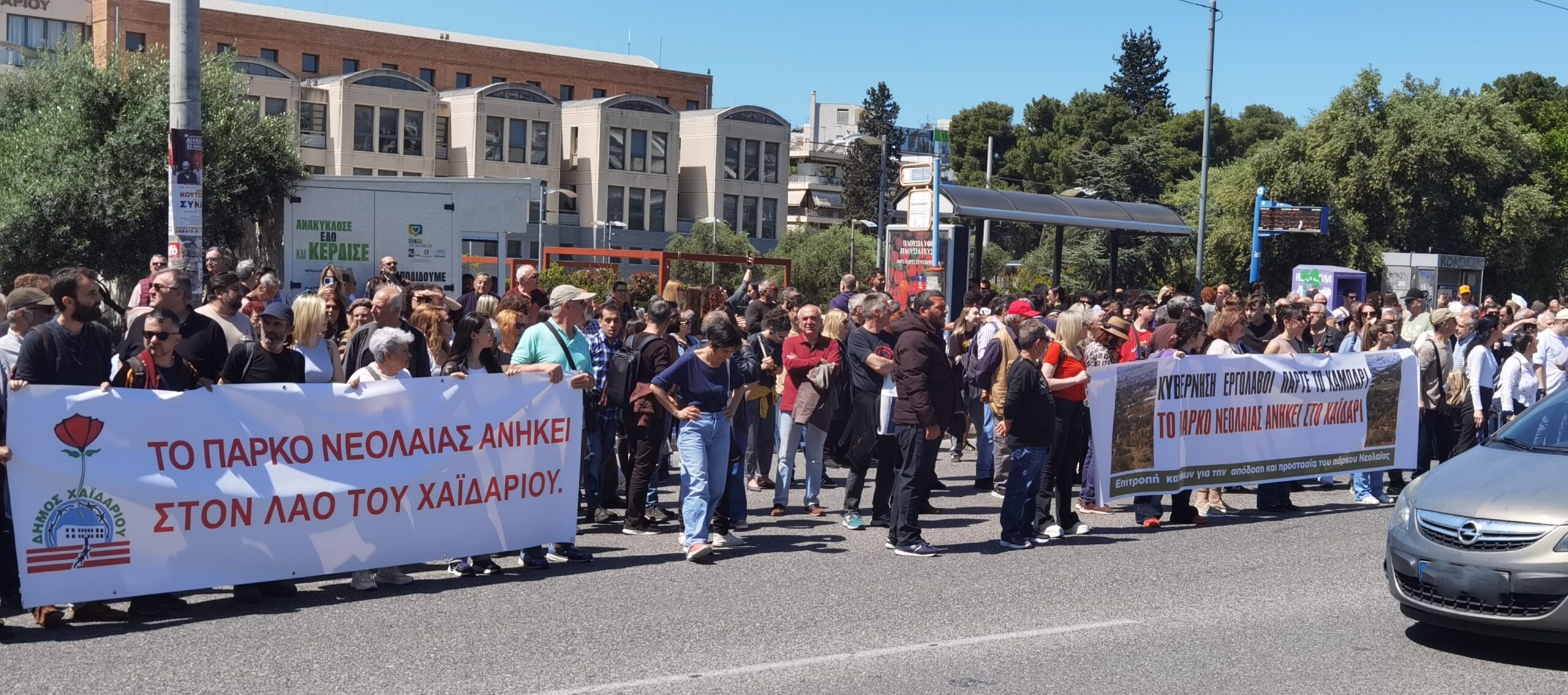 "Ζεσταίνονται οι μηχανές" της αντίστασης στο τσιμέντωμα του Πάρκου Νεολαίας 5