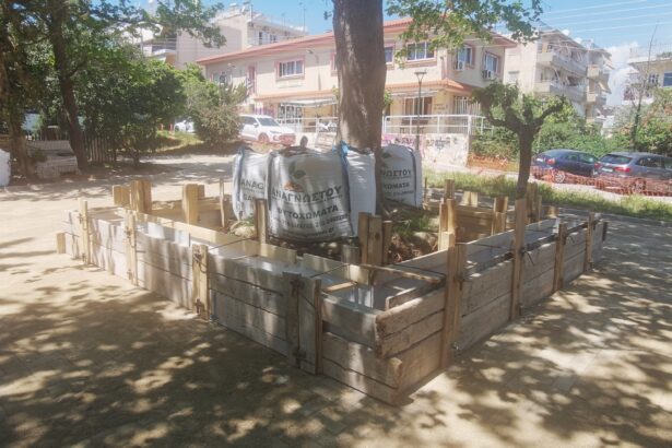 Σε στάδιο ολοκλήρωσης Πλατεία στο κεντρικό Χαϊδάρι 107