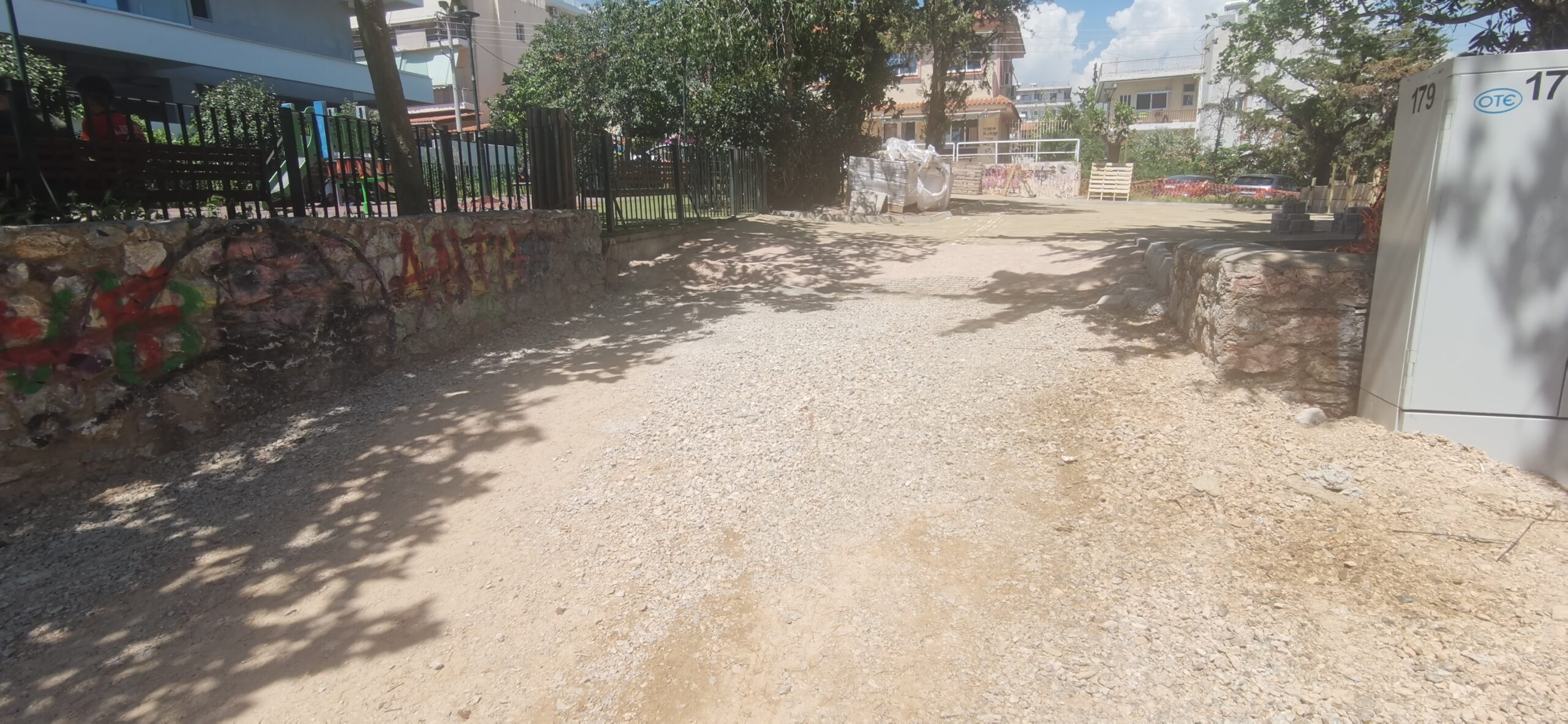 Σε στάδιο ολοκλήρωσης Πλατεία στο κεντρικό Χαϊδάρι 3