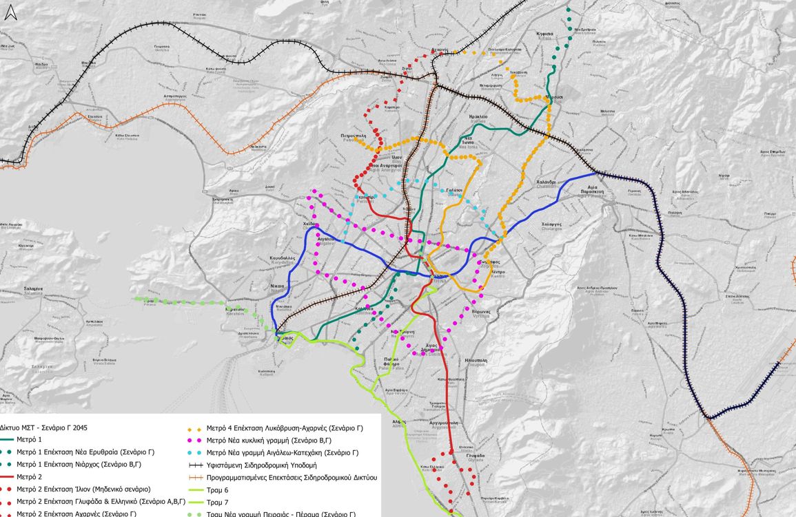 Αυτή είναι η νέα Γραμμή 5 του Μετρό, με τουλάχιστον δύο σταθμούς στο Χαϊδάρι και πολλές διασυνδέσεις 3