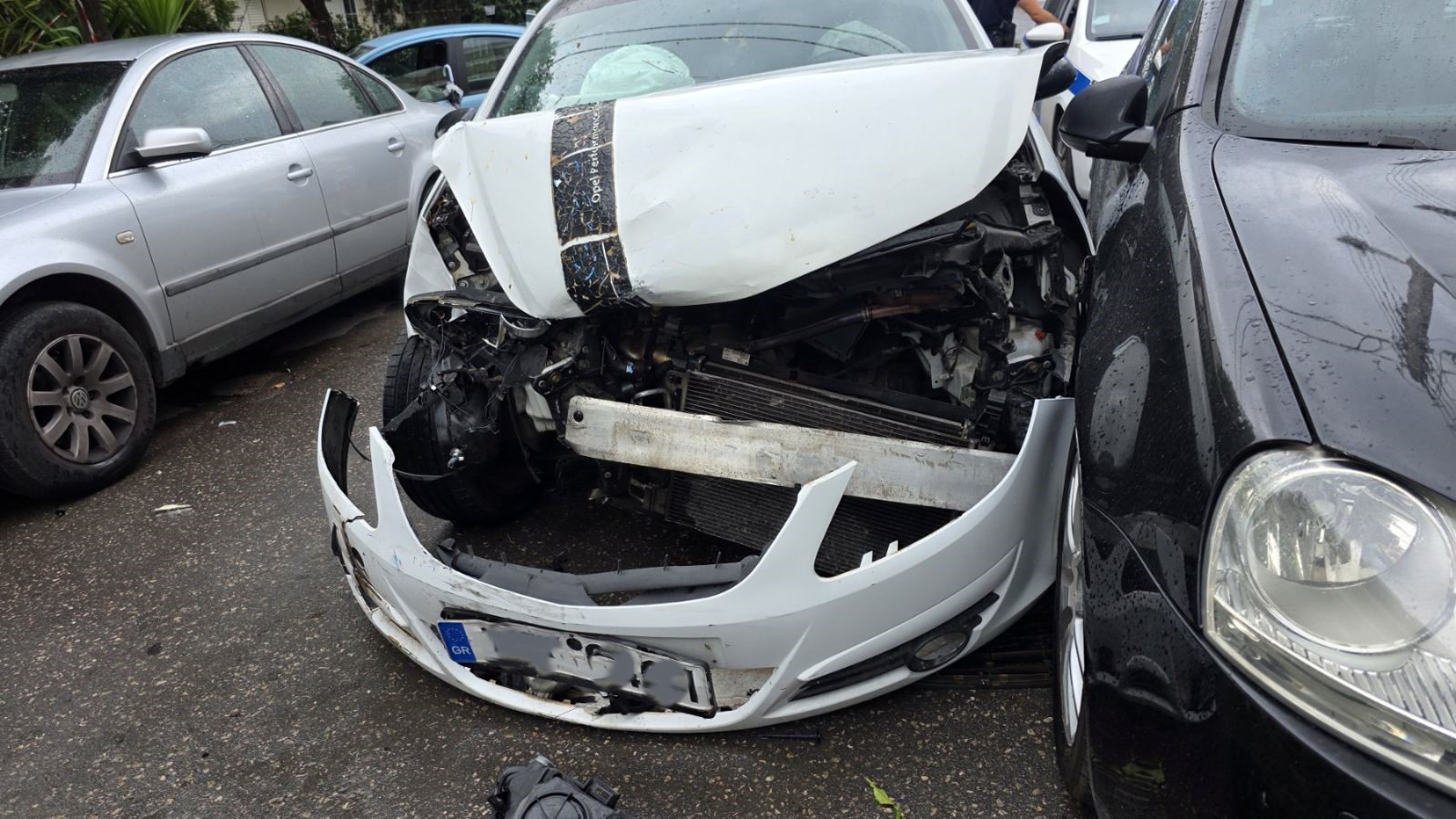 Τριπλή καραμπόλα ΙΧ στο Δάσος σήμερα το πρωί 8 Τριπλή καραμπόλα ΙΧ στο Δάσος σήμερα το πρωί 7