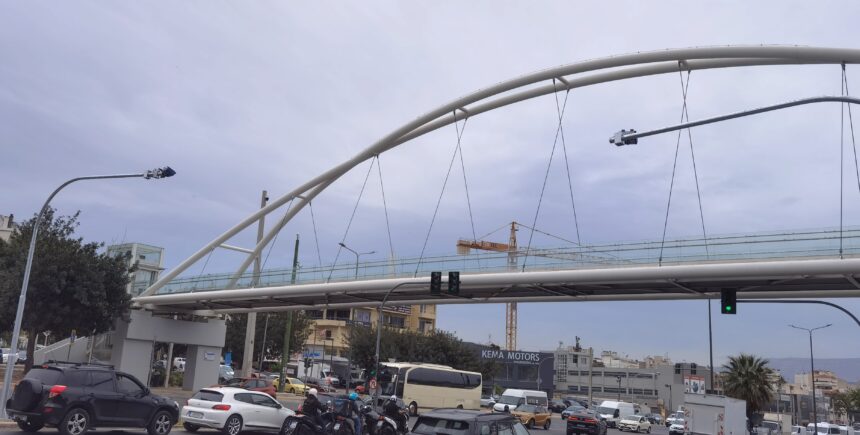 Συνεχίζεται η τοποθέτηση καμερών στη Λεωφόρο Αθηνών 1