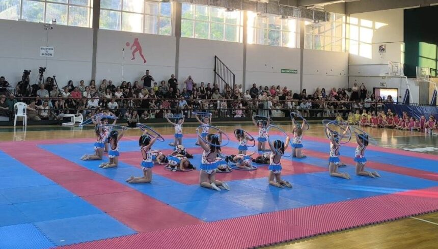 Με πολύ όμορφη γιορτή έκλεισε τη χρονιά η Ρυθμική Γυμναστική του Δήμου 1